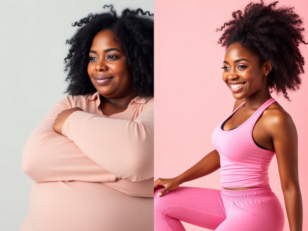 Alicia M. before and after transformation